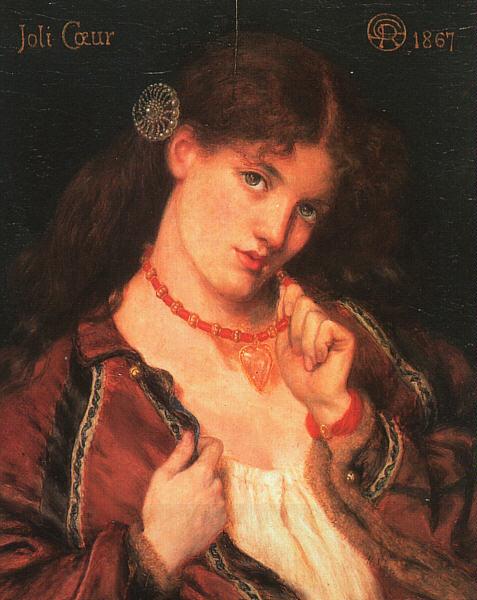 Dante Gabriel Rossetti Joli Coeur oil painting picture